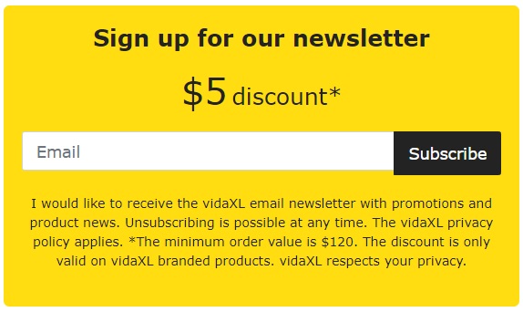 vidaXL 優惠